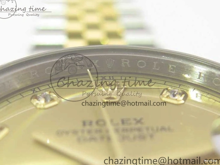 MiroTime 0517 DateJust 41 126333 SS YG ARF 1:1 Best Edition 904L Steel YG Diamonds Dial on Jubilee Bracelet A Packable 3221
